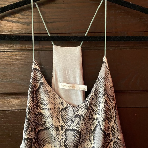 NWT Bishop + Young Tessa Snakeskin Camisole Tank - Medium - Picture 4 of 6